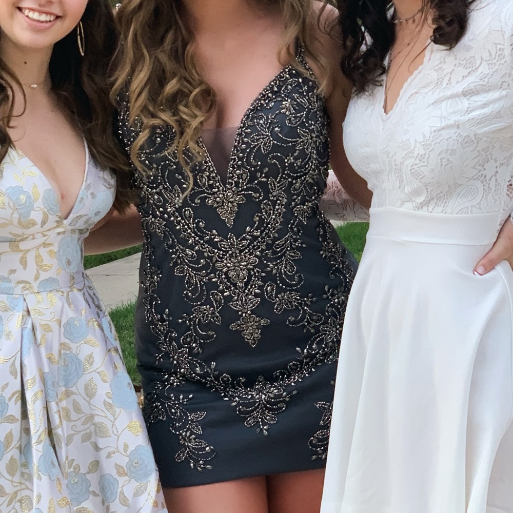 Formal / Homecoming / Twirp / Turnabout / Gray Dress